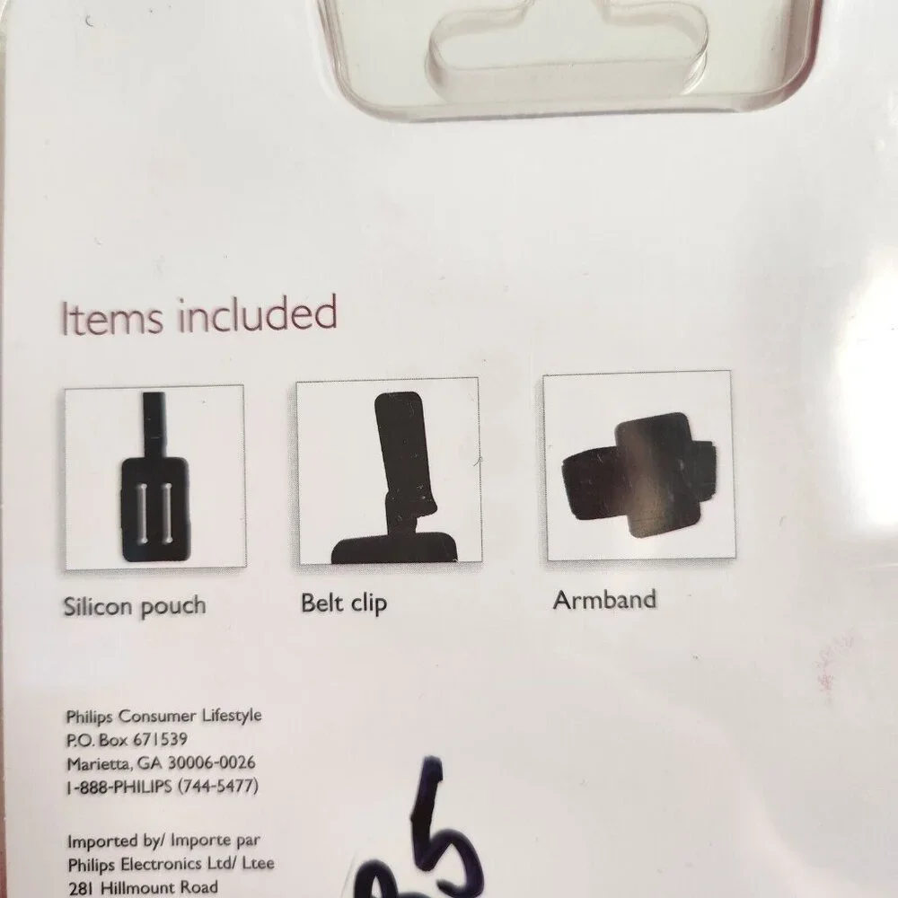 Philips Go Gear Move Pack PAC017 Belt Clip Armband Silicon Pouch NIP NRFB